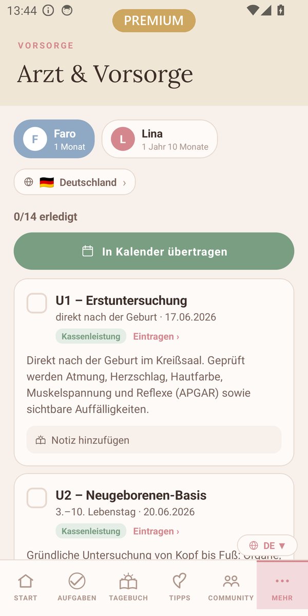 Arzt und Vorsorge