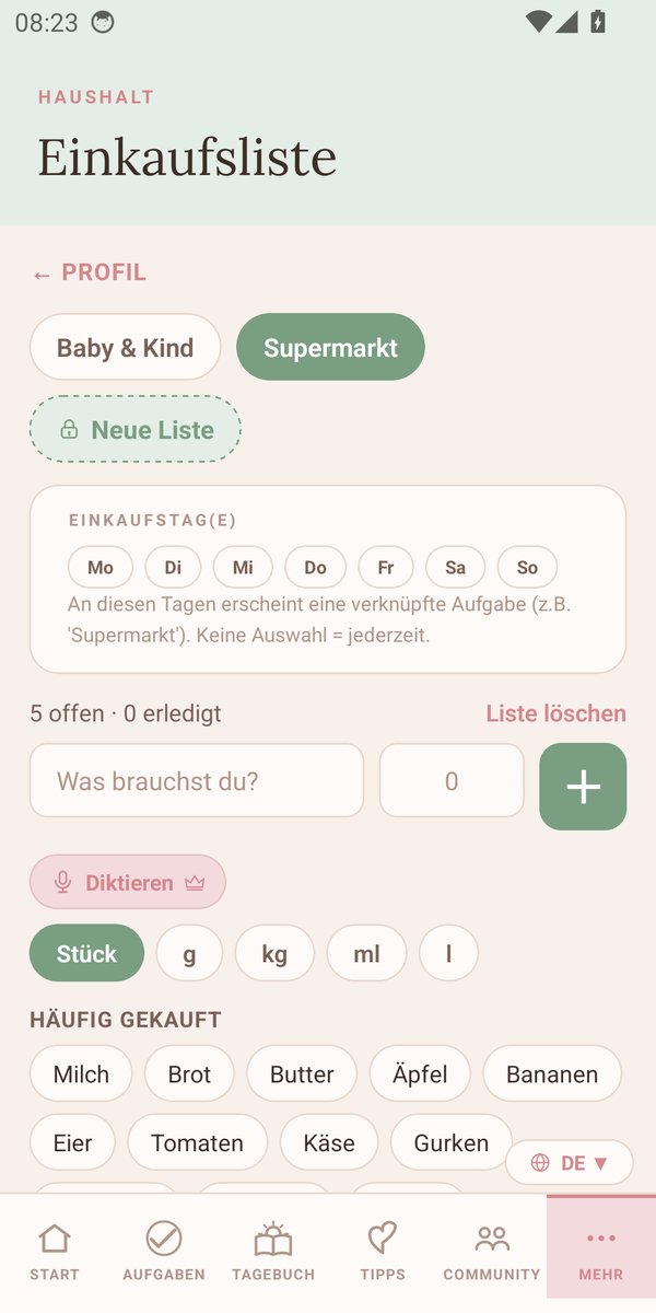 Einkaufsliste