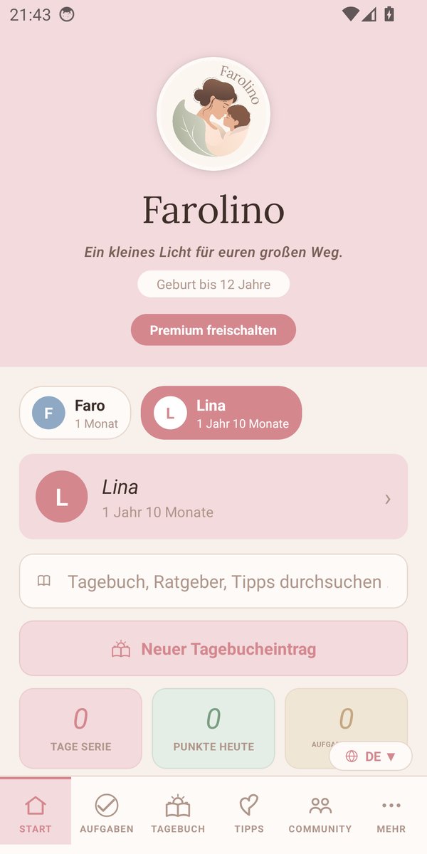 Startbildschirm