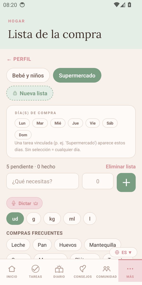 Lista de la compra