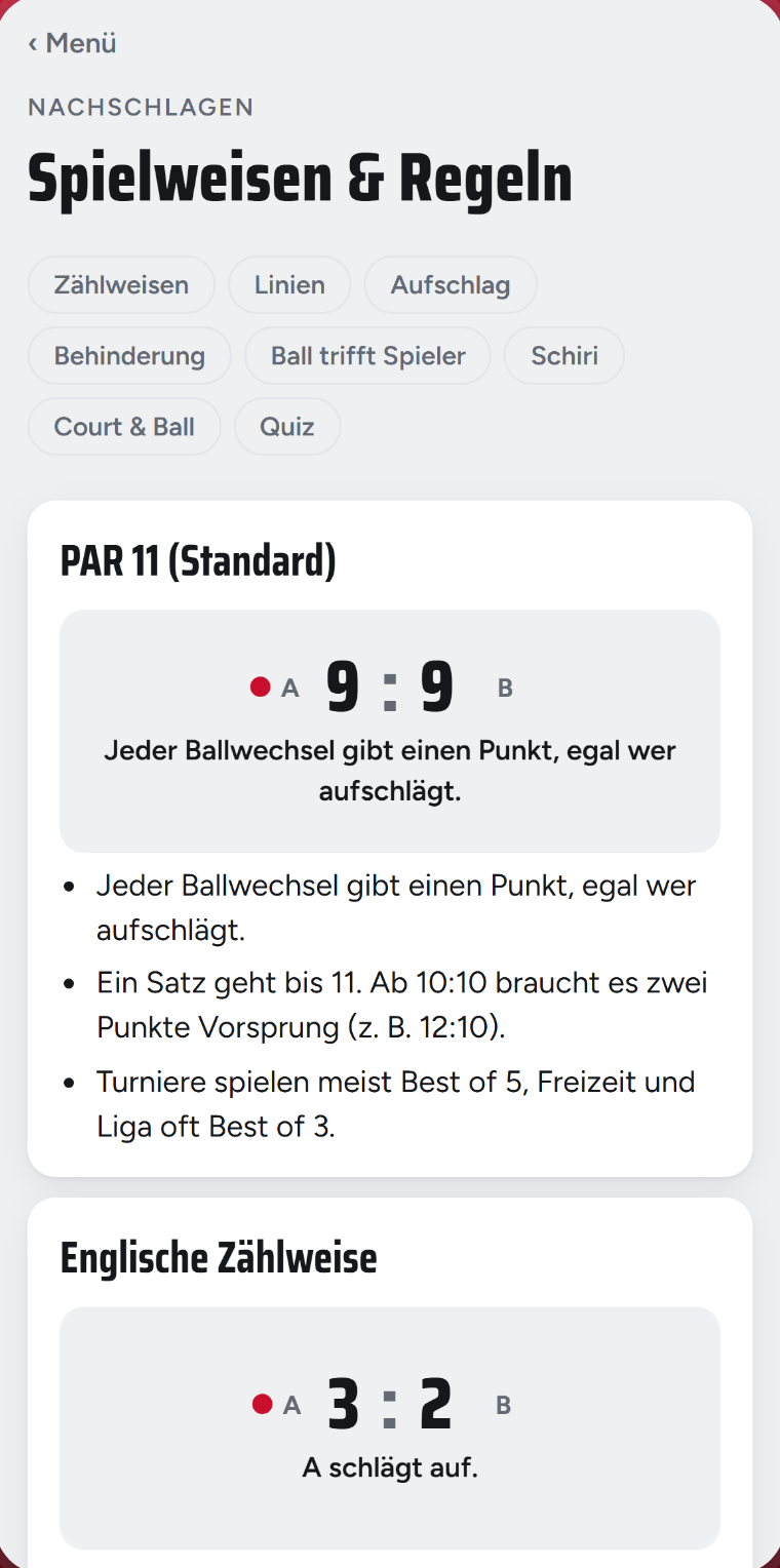 Regeln, die man versteht